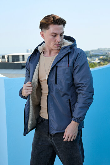 ABİLLİTA Men's Winter Jacket - Suve Fur and Windproof