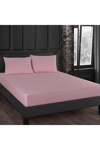 Güvenal Helena Cotton Satin Sheet Set - Elastic Duvet Cover