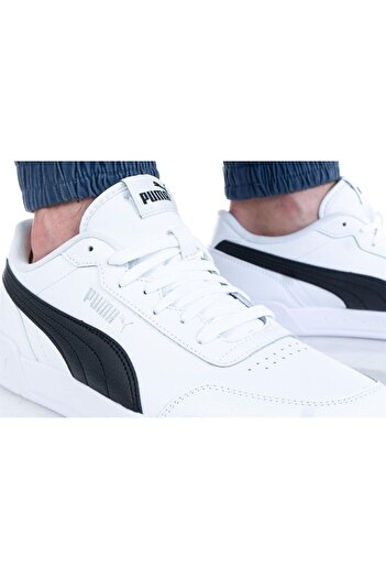 Puma Caracal Beyaz Siyah Unisex Sneaker Spor Ayakkabı 369863-03 V2