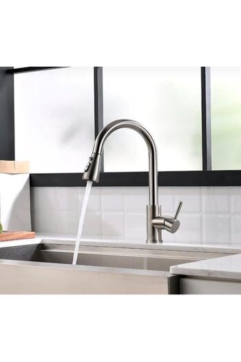 Boheme Fleko Inox Spiral Sink Mixer High Quality