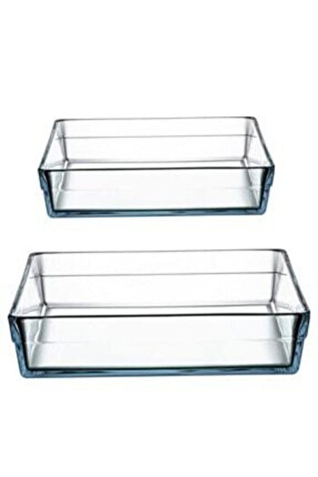 Paşabahçe Pyrex Set of 2 - 59324-59334 Rectangular Set