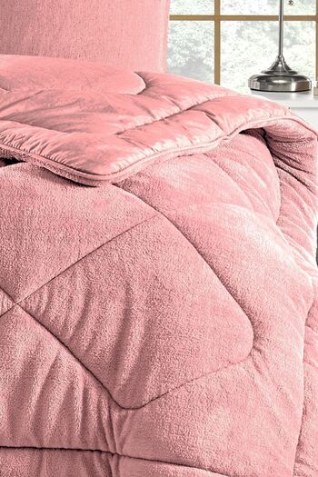 ELY PARKER Soft Double Colored Duvet-wellsoft-double-Sided 195x215 Pink