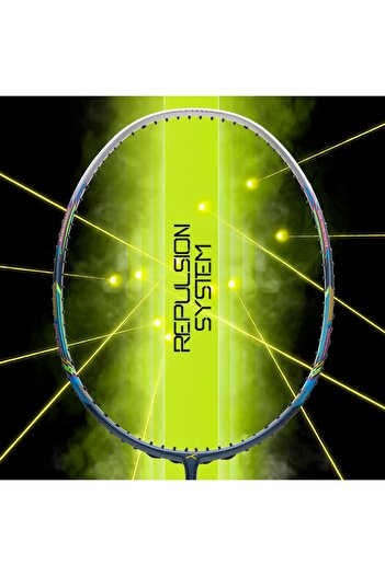 Hundred N-ERGY 80 Carbon Fibre Strung Badminton Racket with Full Racket Cover