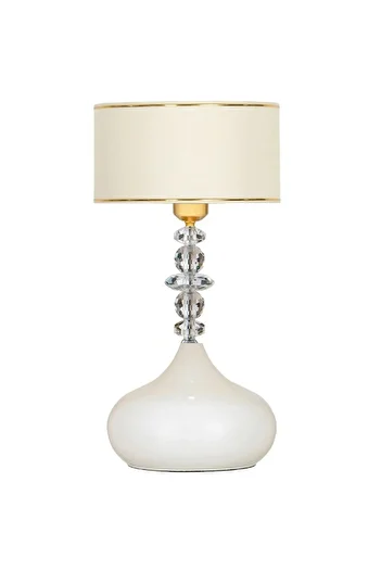 571 Store Elpis Crystal Stone Lampshade Table - Headboard Matal Leg