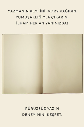 Victoria's Journals دفتر ملاحظات Softtons ذو غطاء مرن B5 كريمي 128 yp. غير مبطنة (مستقيمة)