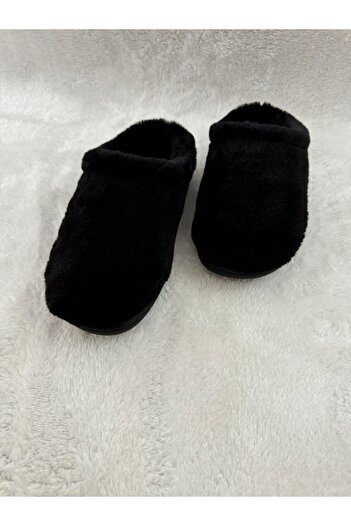 MODA SENİ Green Plush Soft Women's Slippers - Winter Comfortable Sole Gezer Home Garden