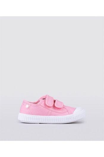 IGOR S10199 Berri Velcro Linen Girls Shoes Pink