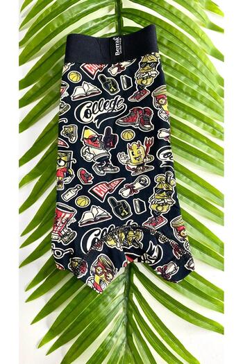 Berrak 4431 Model Digital Printed and Patterned Lycra Boxers