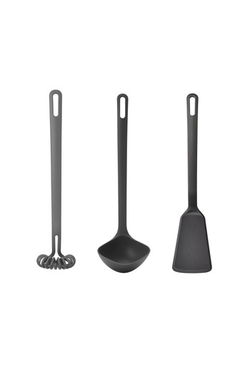 IKEA Ikea 3-Piece Kitchen Utensils Set - Beater, Spatula and Ladle Plastic Meal Prep Set
