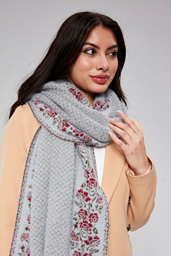 panşalço Gray Beard Neck Shawl