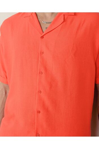 İLKCET MODA Men's Linen Comfortable Cut Shirt