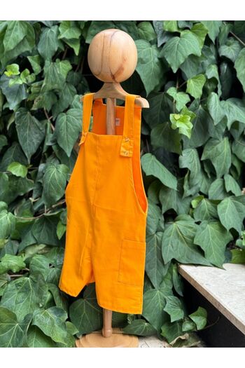 Weeny Muse Linen Salopet - Shorts with Pockets and Straps