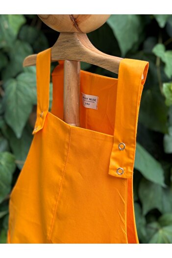 Weeny Muse Linen Salopet - Shorts with Pockets and Straps