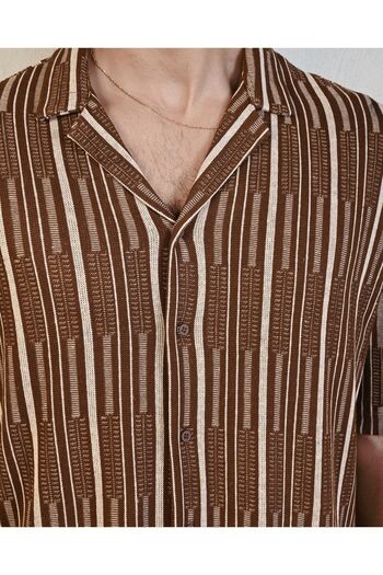 İLKCET MODA Πλεκτό Premium Oversize ανδρικό πουκάμισο