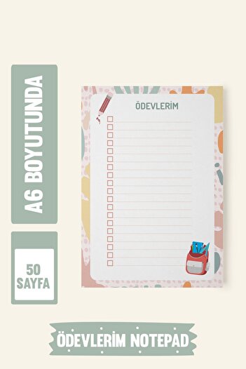 Srctech 50 Sheets A6 Homework Notebook