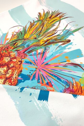 VEVİEN HOME Πετσέτα θαλάσσης Summer Pineapple Digital Printed 75x150 cm