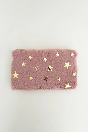feinas Рожева зірка плюшева сумочка - 23x14 см