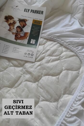 ELY PARKER 90x190 Sıvı Geçirmez Alez Mikro Kapitoneli Fitted Tek Kişilik Su Yatak Koruyucu