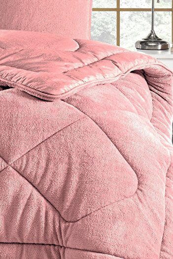 ELY PARKER Soft Single Colored Duvet-wellsoft-double-Sided 155x215 Pink