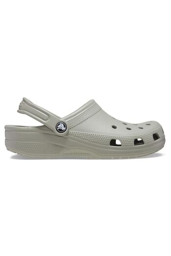 Crocs Silver-Colored Mules for Kids
