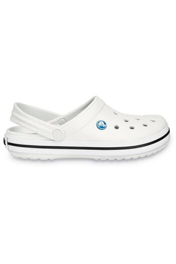 Crocs Unisex White Crocband Daily Slippers - 11016-100