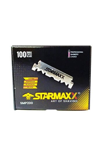 Fonex Starmaxx Xxtra Superior Platinum Tek Taraflı Ustura Berber Tıraş Bıçağı 100 Adet Jilet