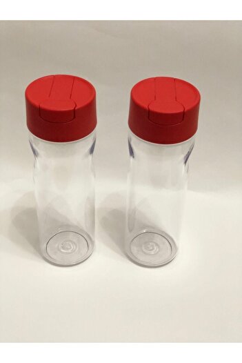 Tupperware Gülland Duru Oil Pot 2 Pieces 1 Lt Red Lid Oil Pot