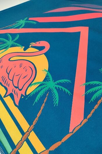 VEVİEN HOME Πετσέτα παραλίας California Flamingo Digital Printed 75x150 cm