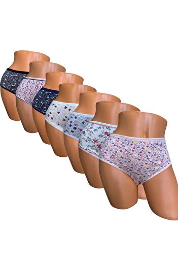 Afrodizyac Set de 7 slip 100% bumbac cu model