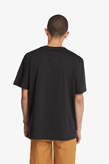 Timberland Men's Black Colored Short Sleeve T-Shirt - Tb0A5Qs20011