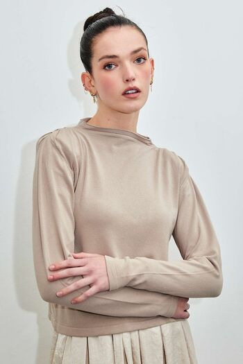Hooopstore Mink Crop Top - Επενδυμένο