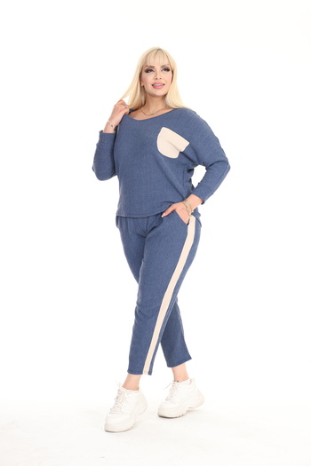 MJORA Knitted Wrap Comfortable Fit Bottom-Top Set