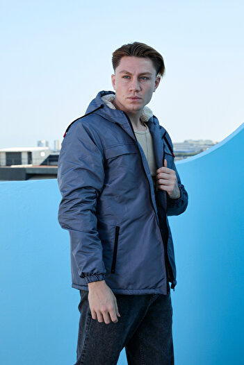ABİLLİTA Men's Winter Jacket - Suve Fur and Windproof