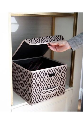 Nisahometeks 2 Pieces Mini Shelf Organizer - Multi-Purpose Box with Lid