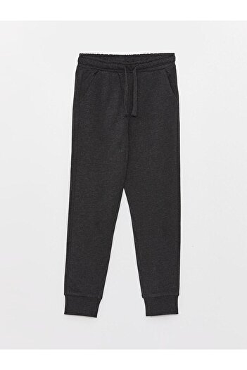 LC Waikiki Lcw Kids Anthracite Melange Elastic Waist Boys Jogger Sweatpants
