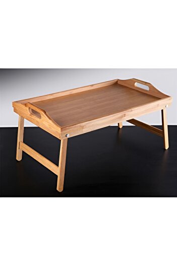 Nuray Home Bamboo Enjoyment Tray with Foldable Legs