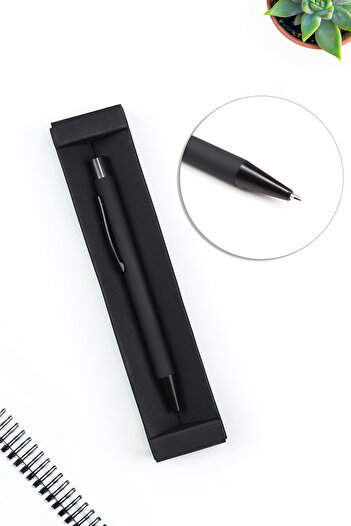Trendmiya Black Notebook and 500 ml Water Bottle - Weekly Planner and Ballpoint Pen Gift Set