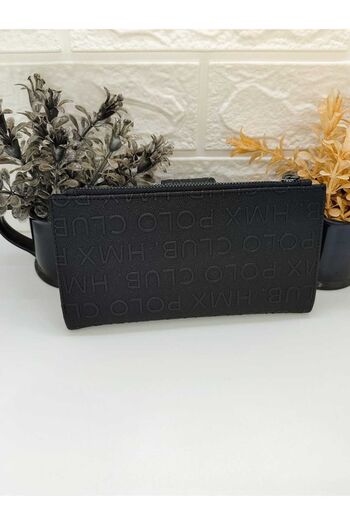 La'Graccia Hmx Polo Black Handbag with Phone Compartment