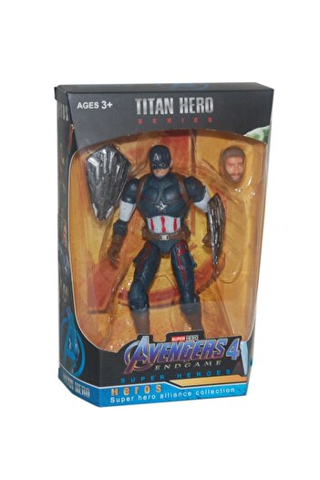 Genel Markalar Avengers Yenilmezler Aksiyon Figür Oyuncak Captain America Es9104 Çocuk Eğitici Oyuncaklar