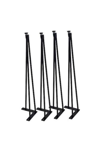 FurnatureDesign Pyramid Metal Table Legs 4 Pieces