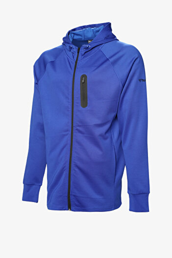 hummel Hmlethan Zip Чоловічий синій світшот 921769-7788