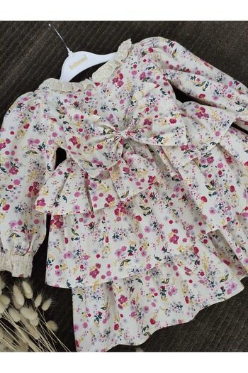 Quun Butik moda line özel tasarım düğün party kına kız çocuk elbisesi