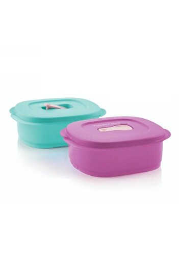 Tupperware Micro Cup 2-Piece Microwave Oven Heating Feeding Bowl Li Hsgl
