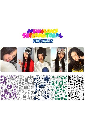 Kpop Dünyasi NEW JEANS '' Supernatural '' Photocards Set 1