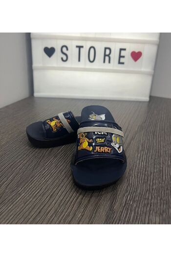 ENES Tom and Jerry Patterned Children's Slippers