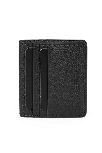 Daniel Klein DKL5239-1 Чорний чоловічий гаманець та картка з натуральної шкіри