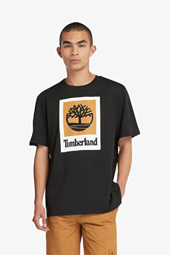 Timberland Men's Black Colored Short Sleeve T-Shirt - Tb0A5Qs20011