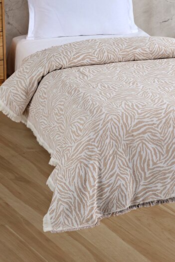 LADYNİL Single Bedspread 160x210 Beige
