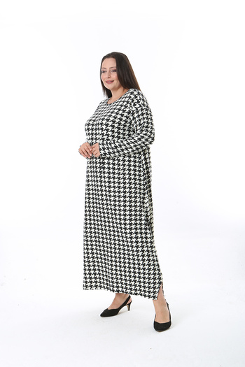 XL Modam 1 Size Lycra Cashmere Dress - Breast 150 Basen 154 Plus Size