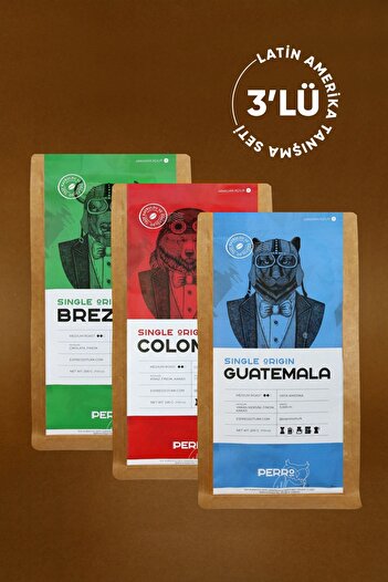 Perro Coffee Latin Amerika Kahveleri Avantaj Paketi 200 Gr X 3 Single Origin Filtre Kahve